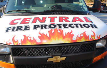 Central Fire protection truck